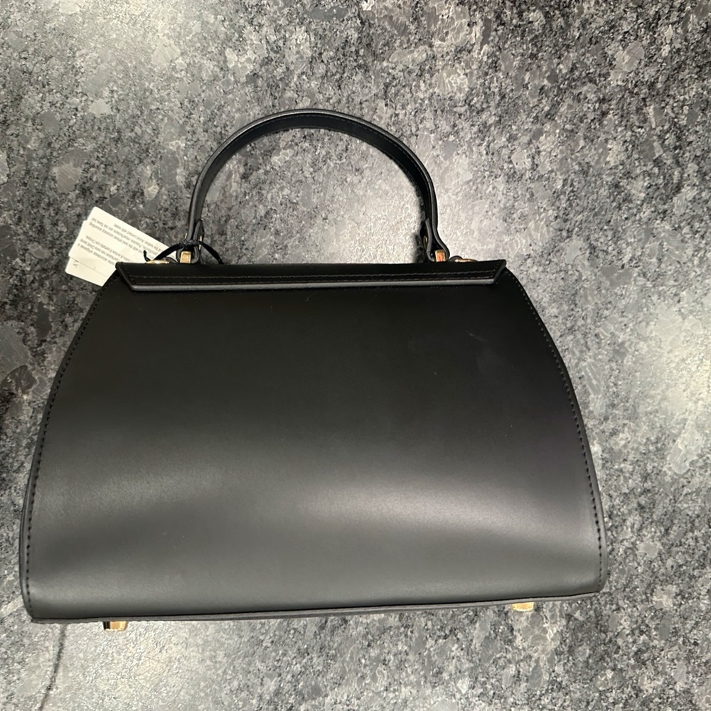 New Gianni Notaro Carol J Black Handbag with removable strap - Picture 2 of 16